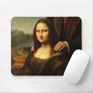 Mona Lisa met een mannelijke metgezel Muismat