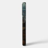Mona Lisa met elegante grijze kat Case-Mate iPhone Case (Achterkant / Links)