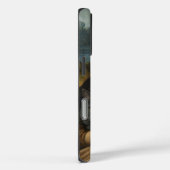 Mona Lisa met elegante grijze kat Case-Mate iPhone Case (Achterkant / Rechts)