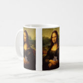 Mona Lisa met Hamster Koffiemok (Voorkant links)
