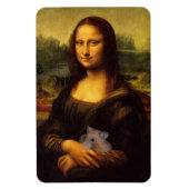 Mona Lisa met Hamster Magneet (Verticaal)