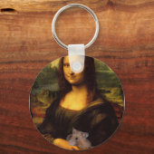 Mona Lisa met Hamster Sleutelhanger (Voorkant)