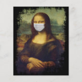 Mona Lisa met Masker (Achterkant)