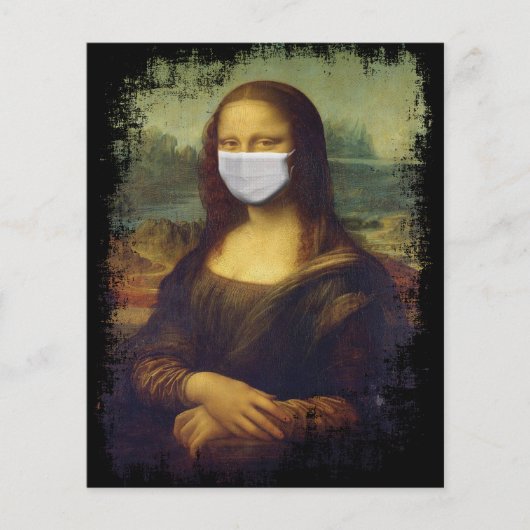 Mona Lisa met Masker (Voorkant)