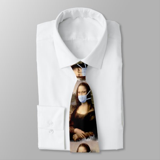 Mona Lisa met Masker Da Vinci die de Kunst Bedrieg Stropdas (Gebonden)