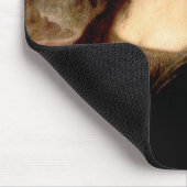 Mona Lisa met Masker Da Vinci die de Kunst bespree Muismat (Hoek)