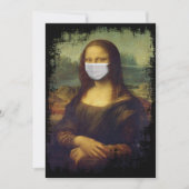 Mona Lisa met Masker Kaart (Voorkant)