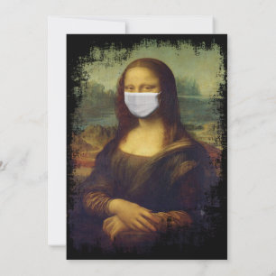 Mona Lisa met Masker Kaart