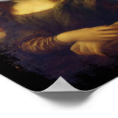 Mona Lisa Met Masker Poster (Hoek)