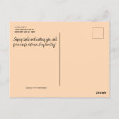 Mona Lisa met masker, toiletpapier, handbediende k Briefkaart (Achterkant)