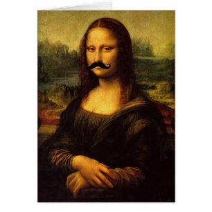 Mona Lisa met Mustache