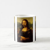 Mona Lisa met Mustache Koffiemok (Center)