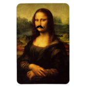 Mona Lisa met Mustache Magneet (Verticaal)