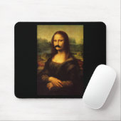 Mona Lisa met Mustache Muismat (Met muis)