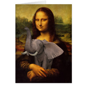Mona Lisa met olifant