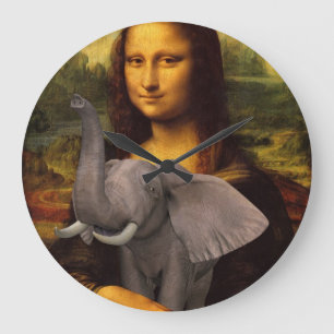 Mona Lisa met olifant Grote Klok