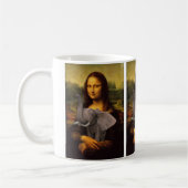 Mona Lisa met olifant Koffiemok (Links)