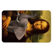 Mona Lisa met olifant Magneet (Horizontaal)