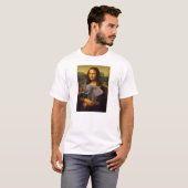 Mona Lisa met olifant T-shirt (Voorkant volledig)