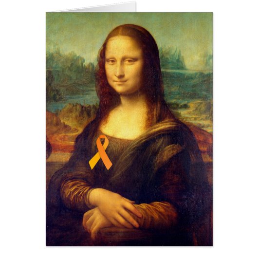 Mona Lisa met Oranje lintje (Voorkant)