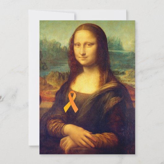 Mona Lisa met Oranje lintje (Voorkant)