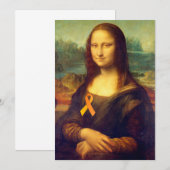 Mona Lisa met Oranje lintje (Voorkant / Achterkant)