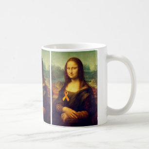 Mona Lisa met Oranje lintje Koffiemok
