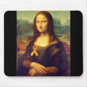 Mona Lisa met Oranje lintje Muismat