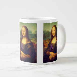 Mona Lisa met Paars lintje Grote Koffiekop