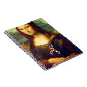 Mona Lisa met puzzel lint Notitieboek (Rechterzijde)