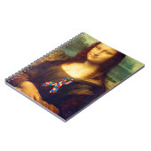 Mona Lisa met puzzel lint Notitieboek (Linkerzijde)