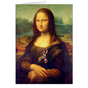 Mona Lisa met Puzzle Ribbon