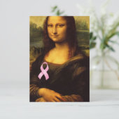 Mona Lisa met roze lint (Staand voorkant)