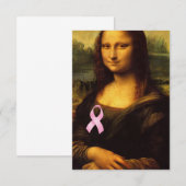 Mona Lisa met roze lint (Voorkant / Achterkant)