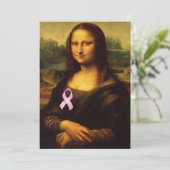 Mona Lisa met roze lint (Staand voorkant)