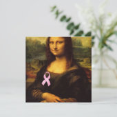 Mona Lisa met roze lint (Staand voorkant)