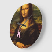 Mona Lisa met roze lint Grote Klok (Hoek)
