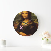 Mona Lisa met roze lint Grote Klok (Huis)