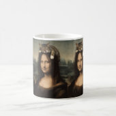 Mona Lisa met slapende kat                        Magische Mok (Center)