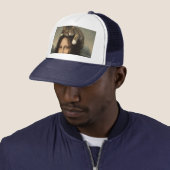 Mona Lisa met slapende kat Trucker Pet (In situ)