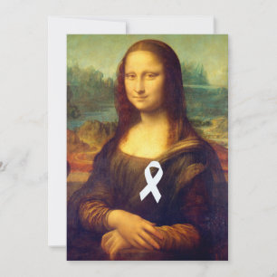 Mona Lisa met wit lintje