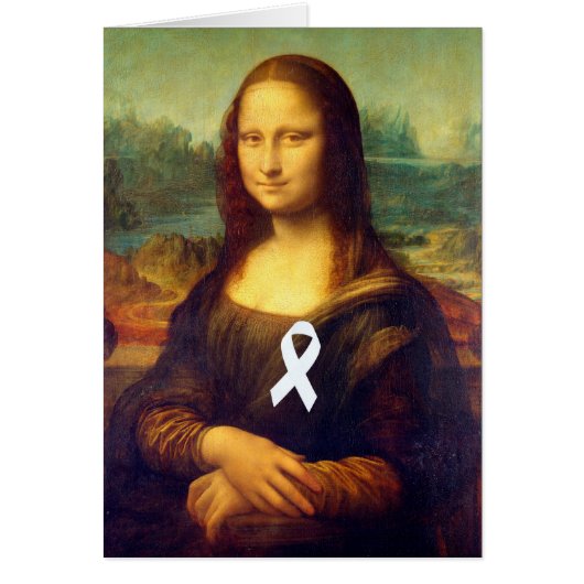 Mona Lisa met wit lintje (Voorkant)
