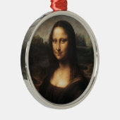 Mona Lisa Metalen Ornament (Rechts)