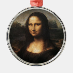 Mona Lisa Metalen Ornament