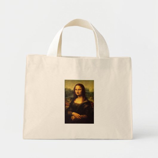Mona Lisa Mini Tote Bag (Voorkant)