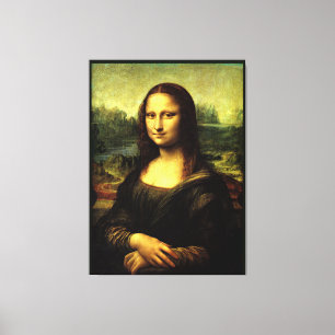 Mona Lisa, mooi kunstschilderij, Canvas Afdruk