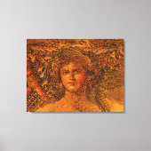 Mona Lisa Mosaic Canvas Afdruk (Voorkant)