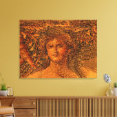 Mona Lisa Mosaic Canvas Afdruk (Insitu (Woonkamer))