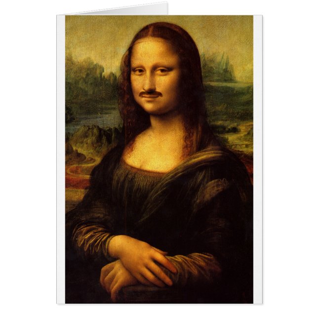 mona lisa mustache (Voorkant)