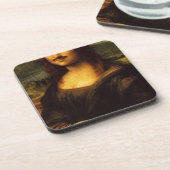 mona lisa mustache onderzetter (Linkerzijde)